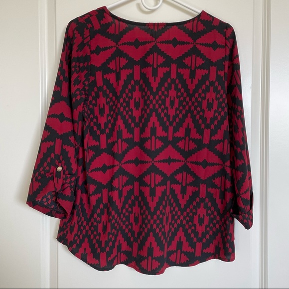 EVERLY Blouse 3/4 length sleeves - Picture 2 of 5